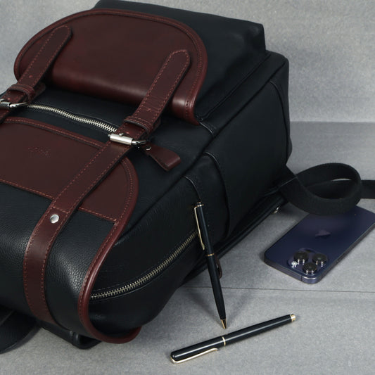Timeless Leather Unisex Classic Backpack – Stylish & Functional for All Occasions. Art: BG-1611 Pack of 25