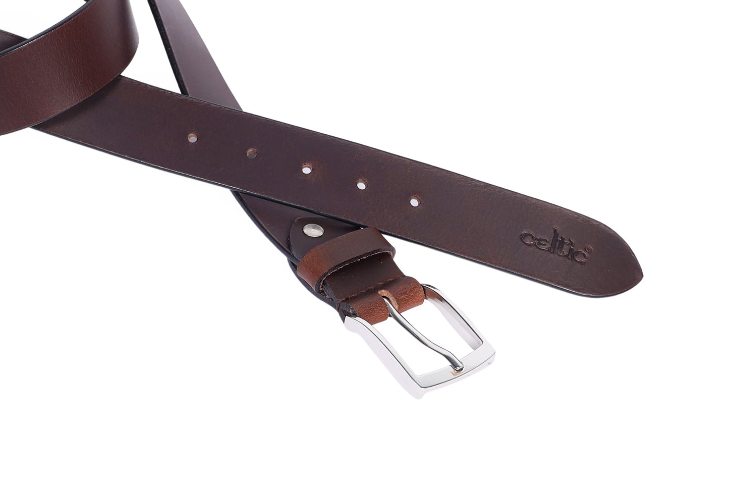 35MM Brown Leather Belt, Art: LB-744 Pack of 50