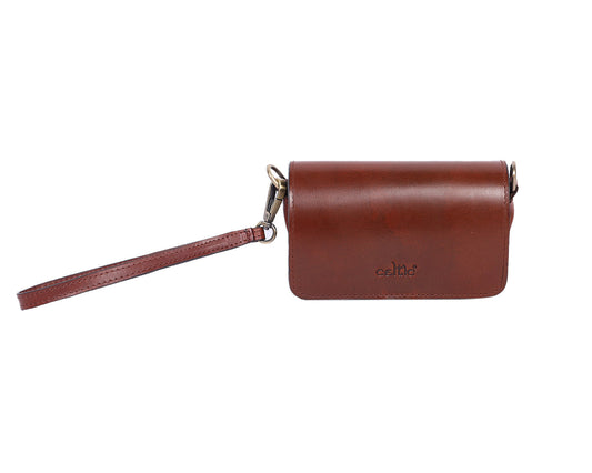 Elegance Redefined: Brown Leather Clutch - Your Timeless Fashion Accessory. Art: BG-1462 Pack of 25