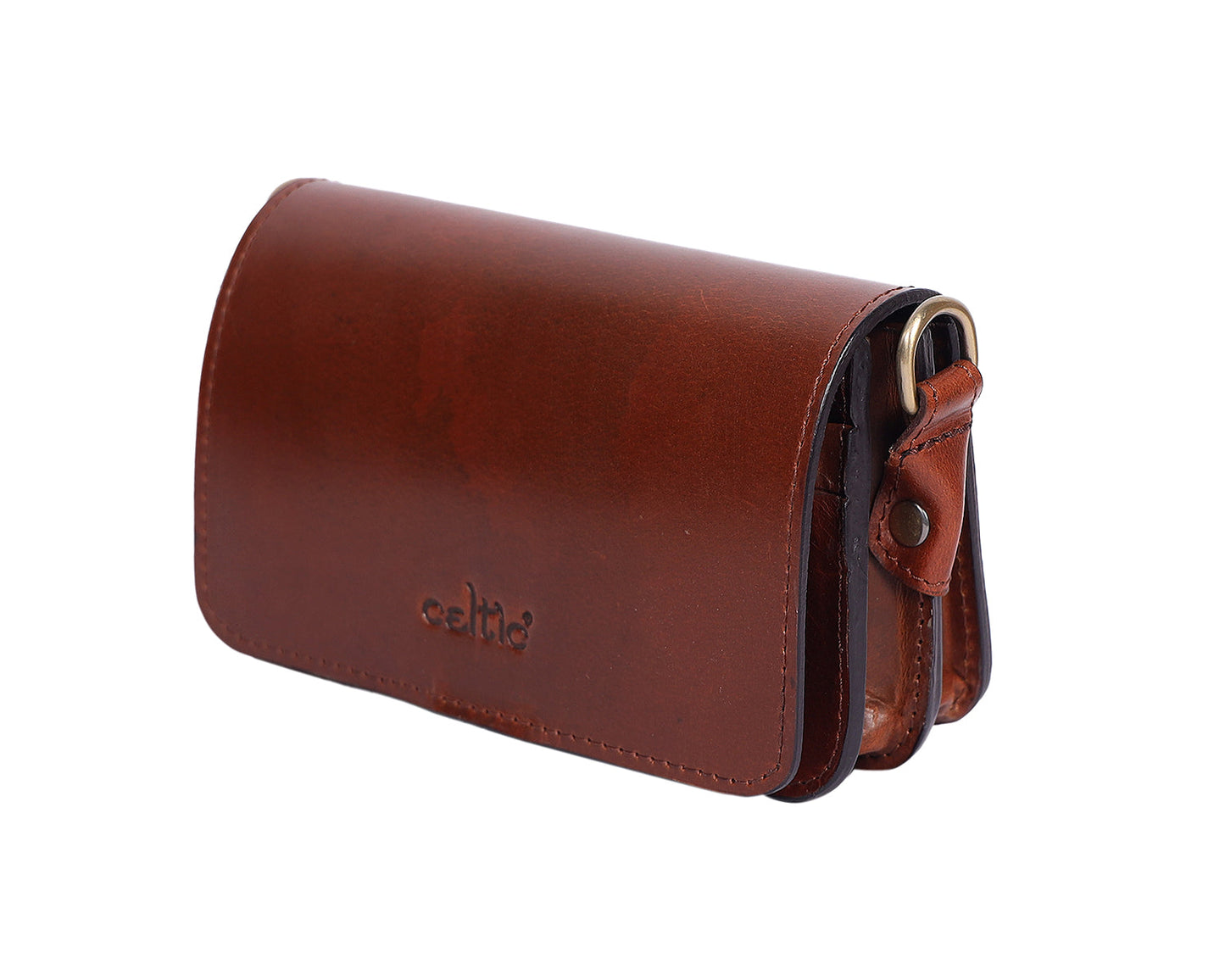 Elegance Redefined: Brown Leather Clutch - Your Timeless Fashion Accessory. Art: BG-1462 Pack of 25