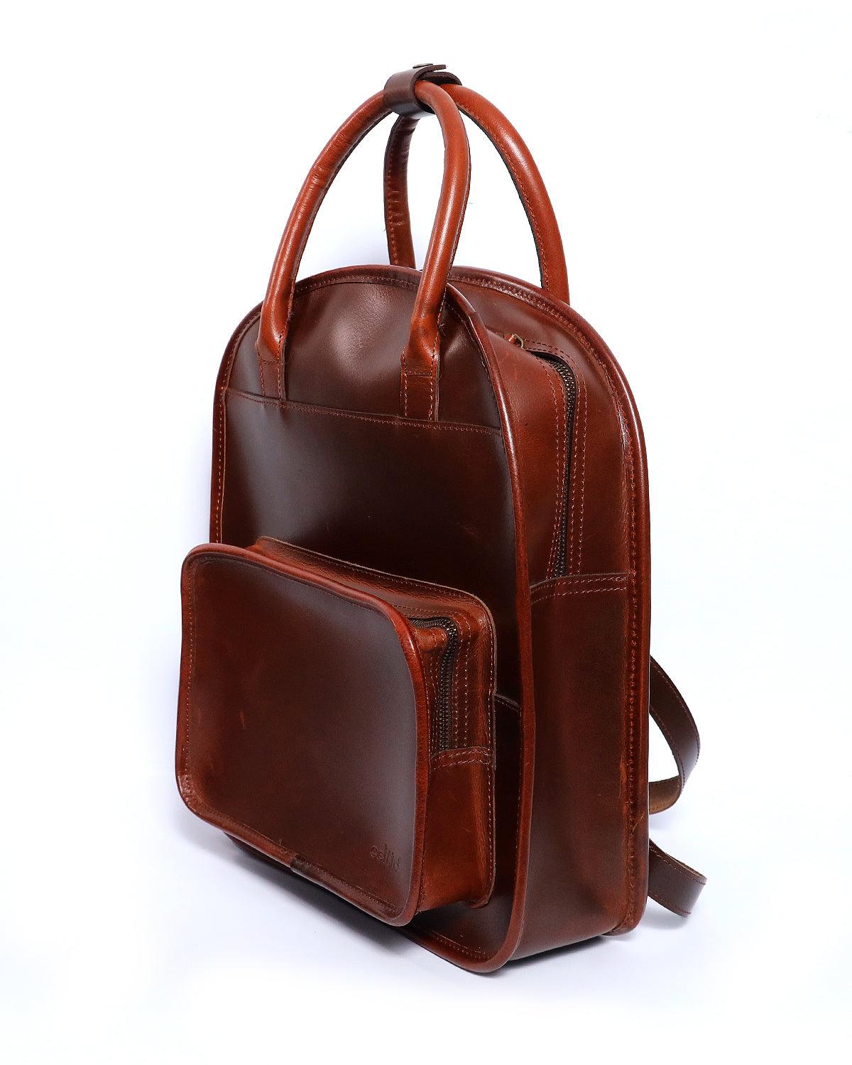 Pure leather womens backpack bag for casual use | Handmade with glorious design,   Art: BG-1464 Pack of 25