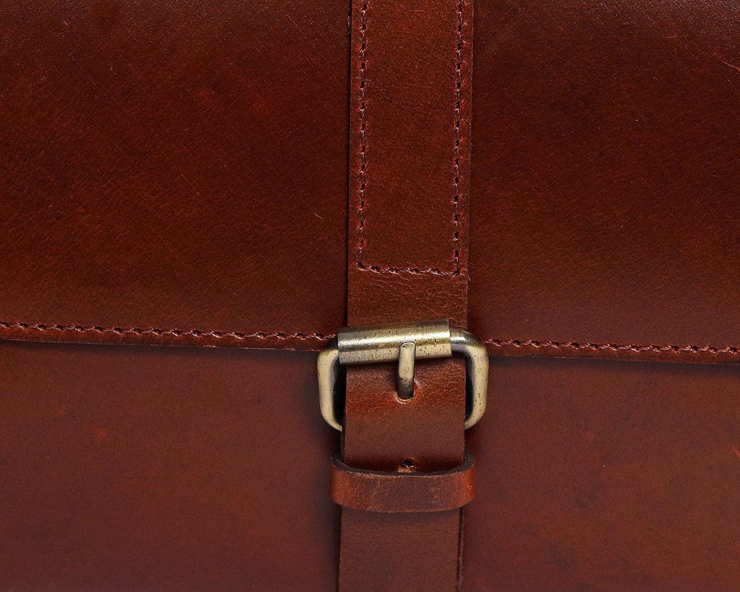 Brown color pure leather tote bag for office use, Art: BG-1468 Pack of 25