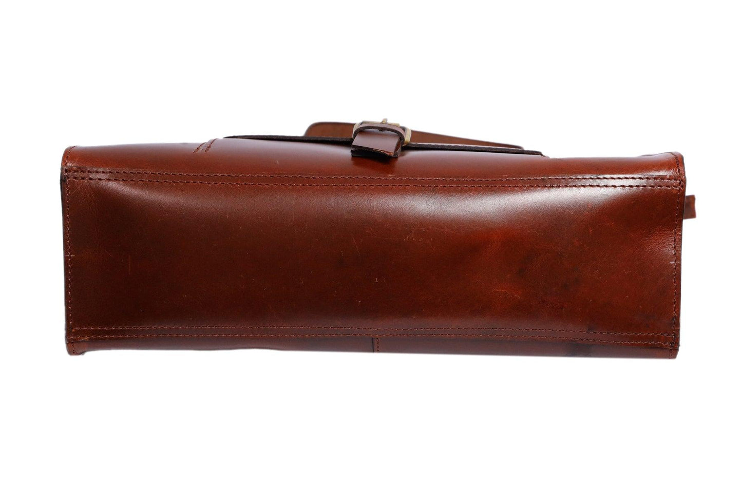 Brown color pure leather tote bag for office use, Art: BG-1468 Pack of 25