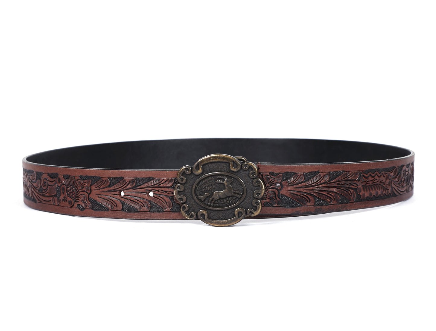 "Hand-Carved Leather Belts: Timeless Elegance"  Art: LB-809 Pack of 50