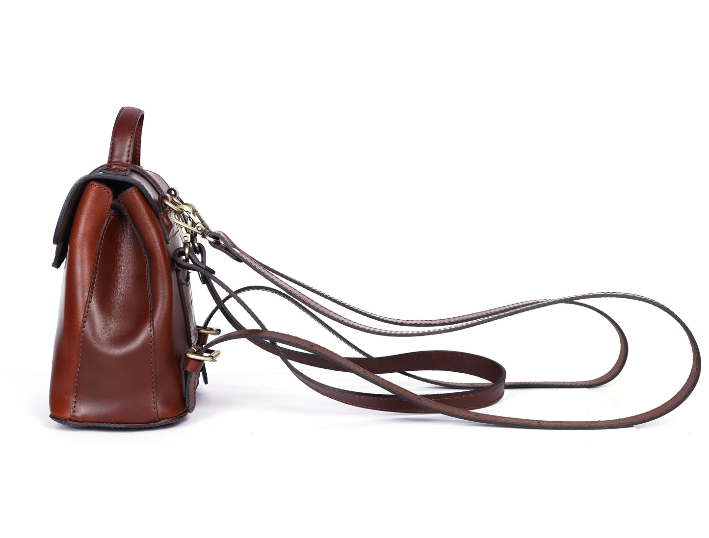 Chic Brown Small Backpack: Elevate Your Style with Fashion and Functionality.  Art: BG-1579 Pack of 25