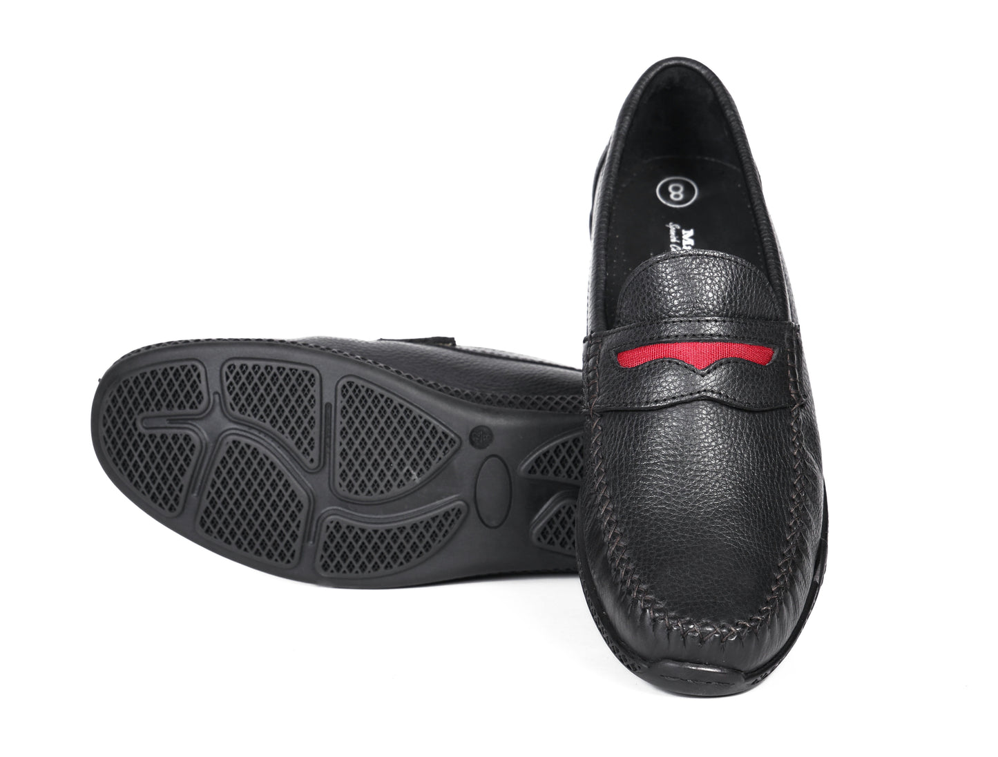 "Classic Comfort: Black Casual Leather Shoes" Art: LS-1103 Pack of 25