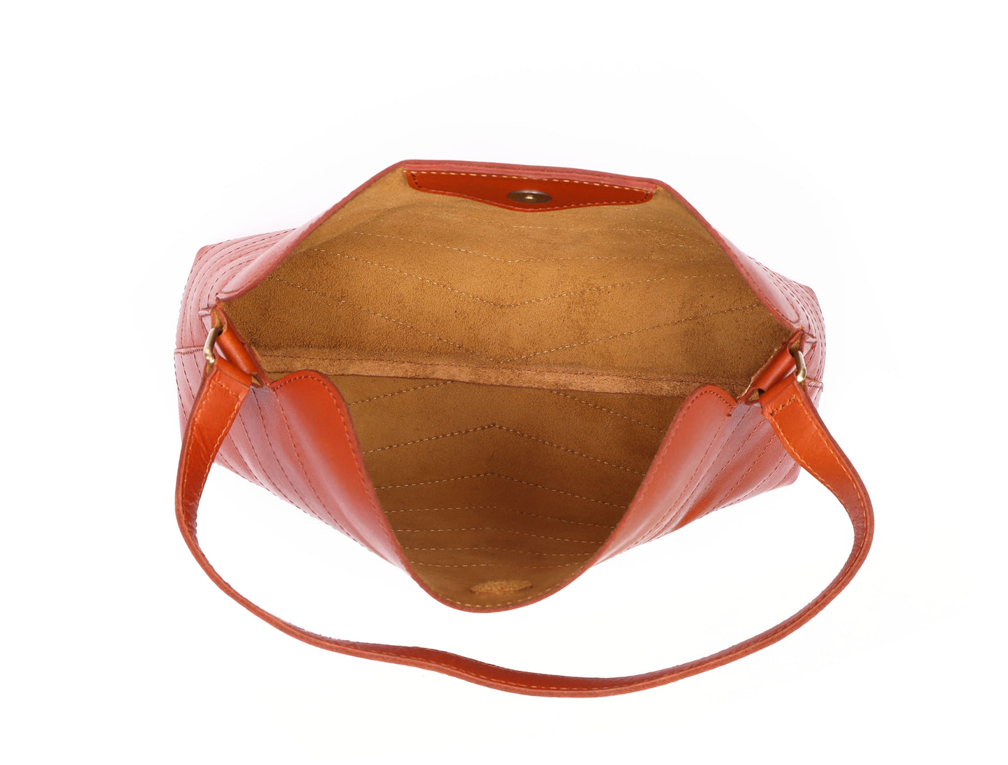 Exquisite Tan Leather Small Sling Bag, Art: BG-1742 Pack of 25