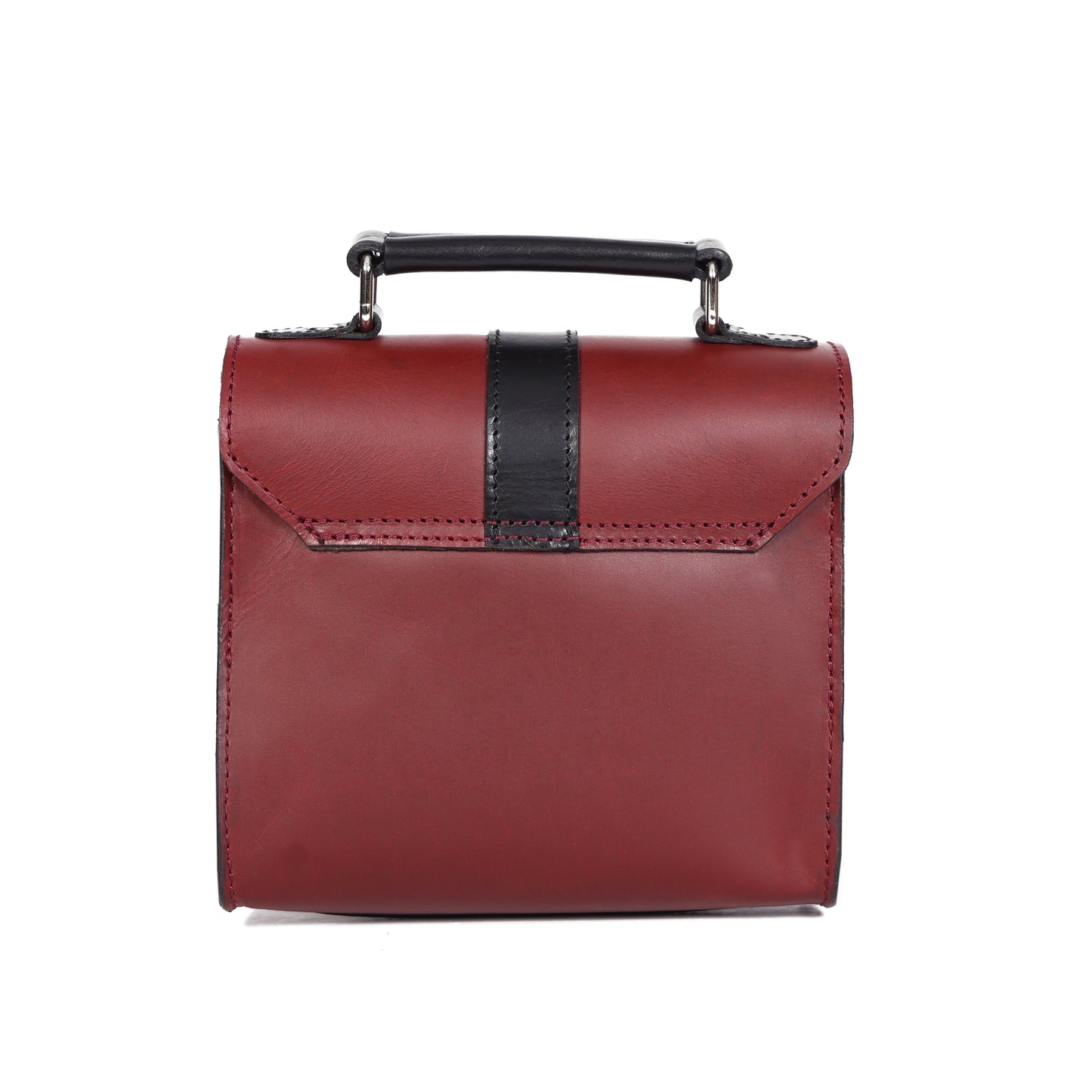 Premium Burgundy Leather Sling Bag for Stylish Everyday Use.   ART:-BG-1753 Pack of 25