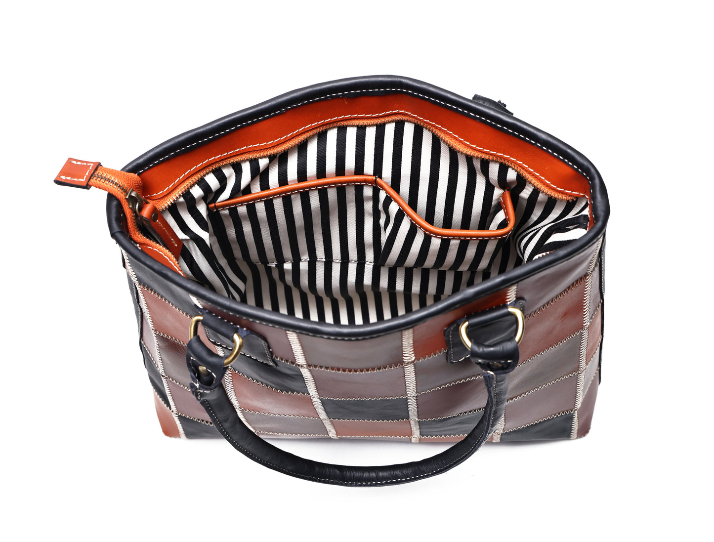 "Zigzag Chic: Elevate Your Style with Our Trendy Tote Bag!" Art: BG-1307-Z Pack of 25