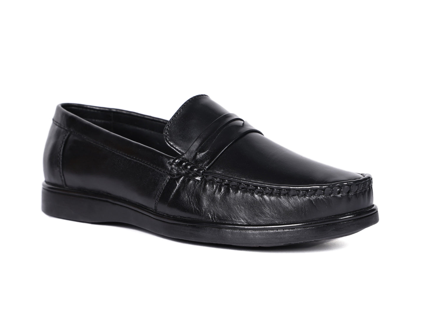 "Stride in Style: Black Casual Loafer Shoes" Art: LS-1104 Pack of 25