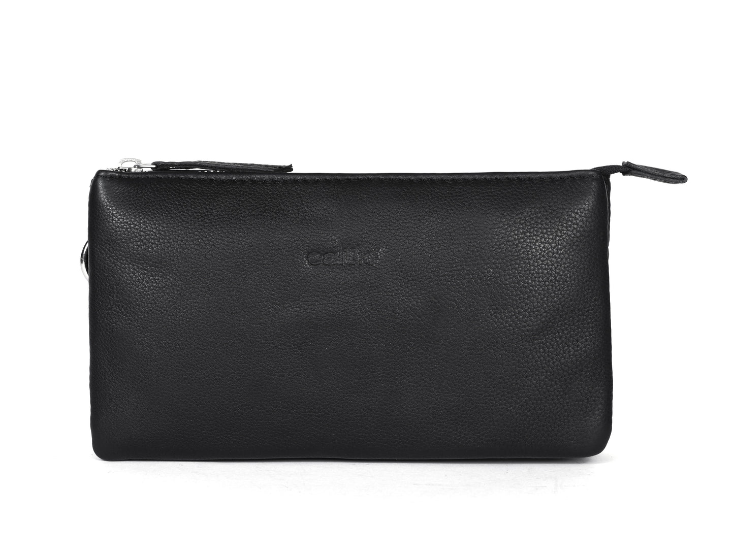 Black Smooth Leather Sling Bag: Timeless Elegance Meets Modern Convenience. Art: BG-1571 Pack of 25