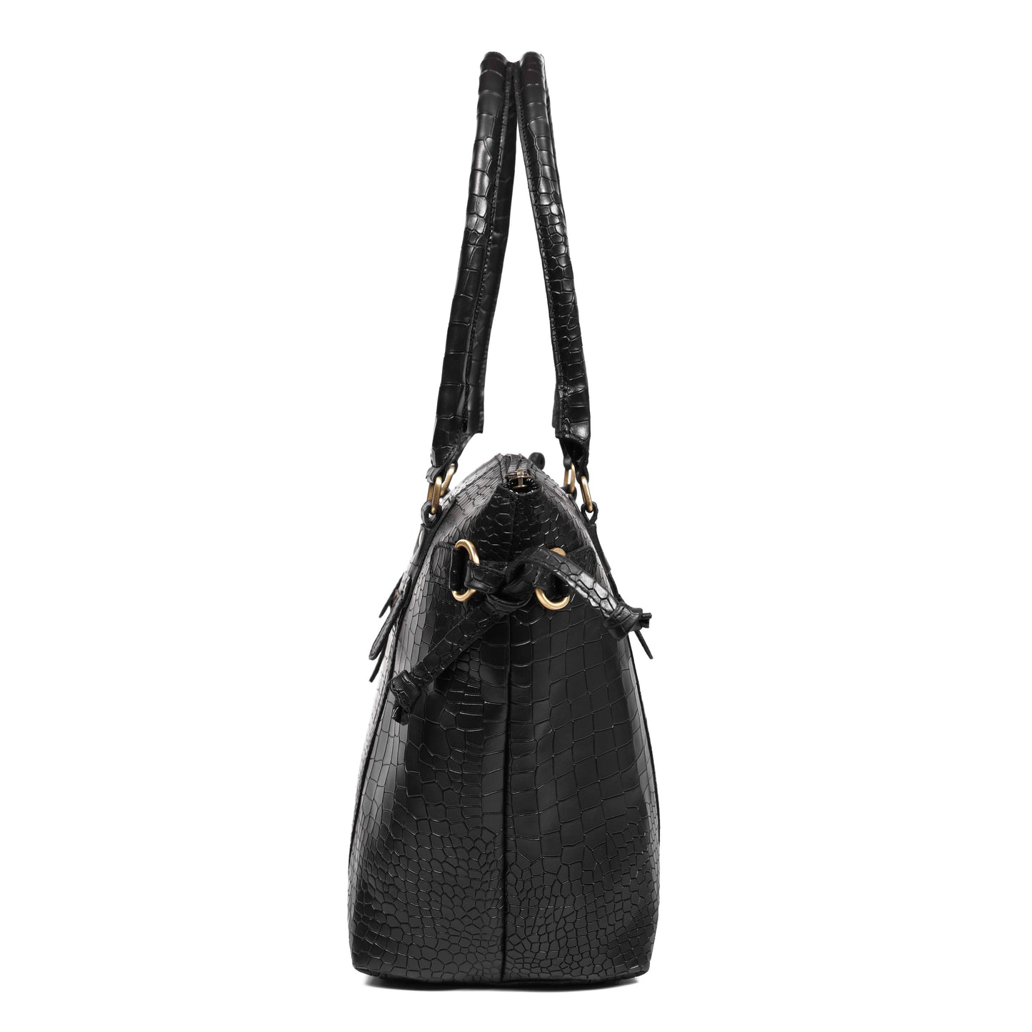 Elevate Your Style with our stylish Leather Accent Tote Bag. Art: BG-1599 Pack of 25