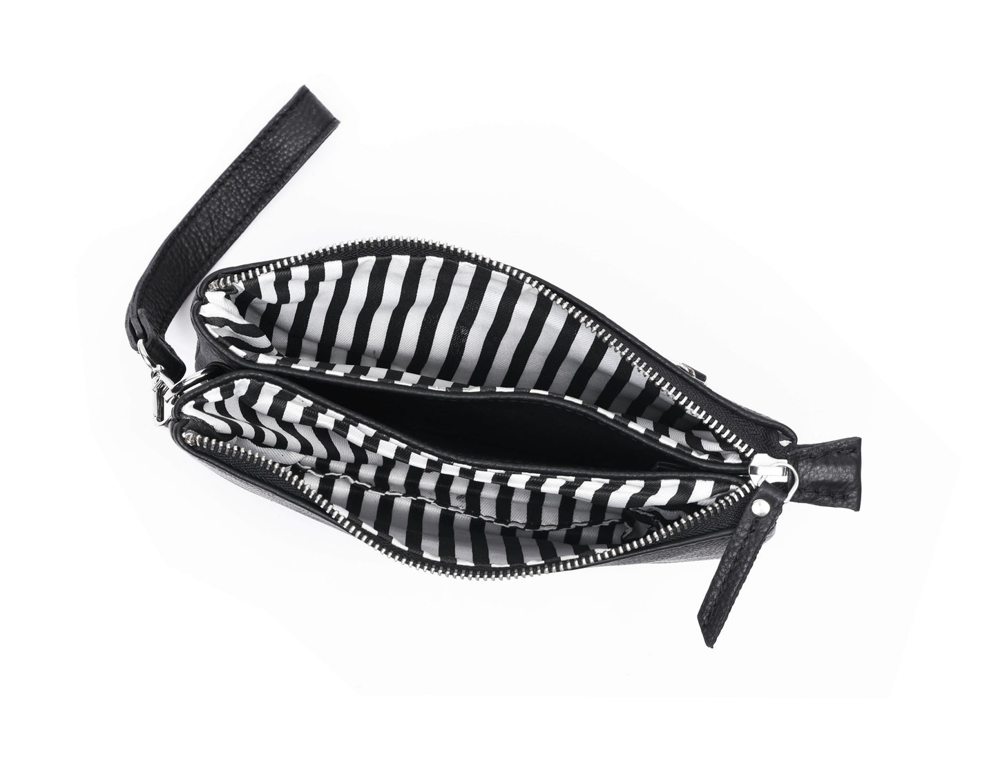 Black Smooth Leather Sling Bag: Timeless Elegance Meets Modern Convenience. Art: BG-1571 Pack of 25