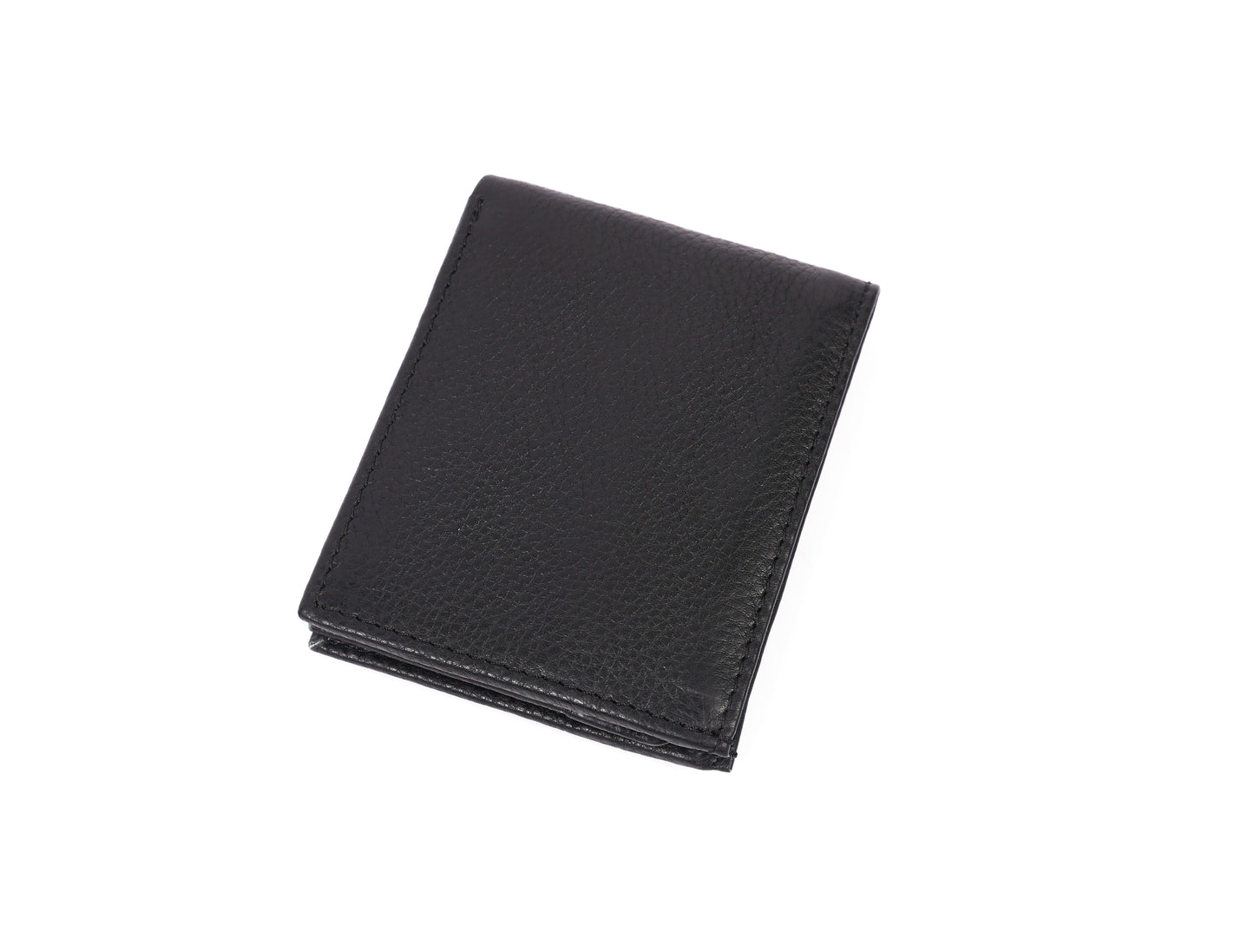 Sleek Black Leather Wallet - Style and Practicality Combined, Art:- LA-1408 Pack of 50