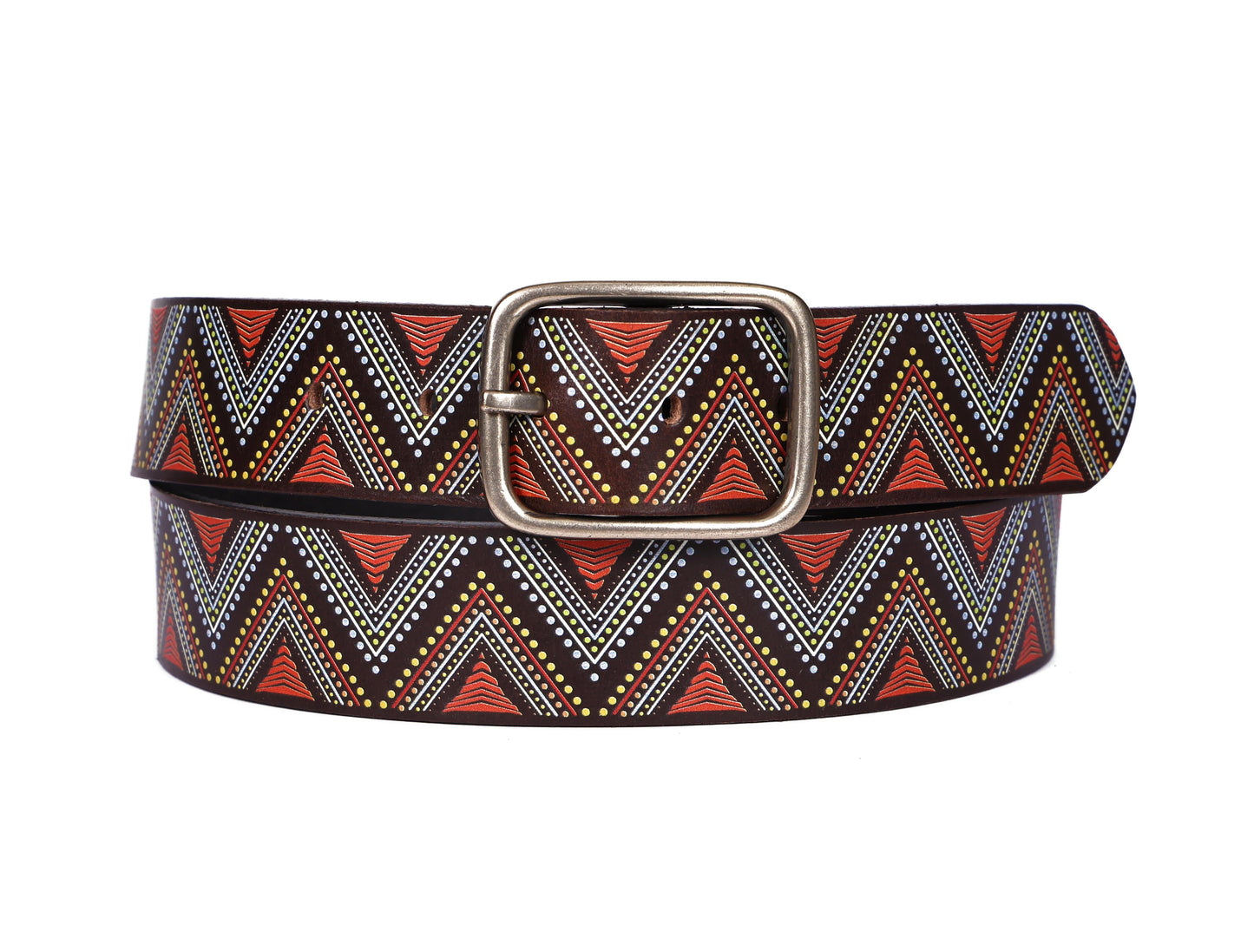 "Personalized Chic: Leather Printing Belts Redefining Style" Art: LB-817 Pack of 50