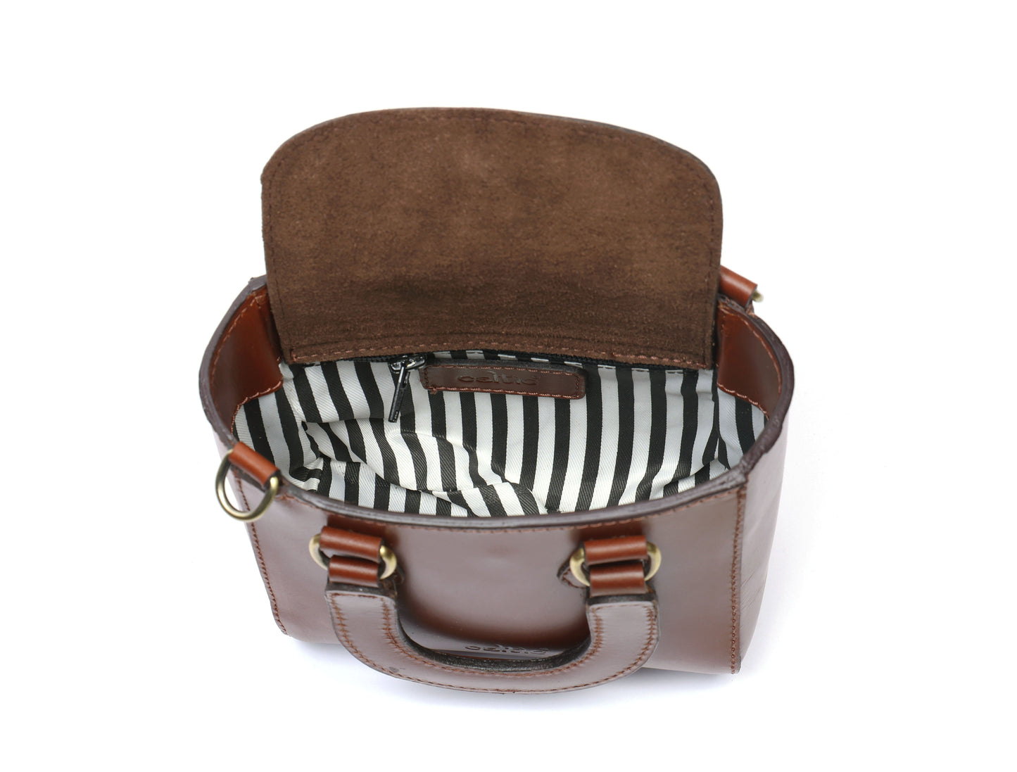 Brown&Black Leather Sling Bag: Elevate Your Urban Style, Art: BG-1569 Pack of 25
