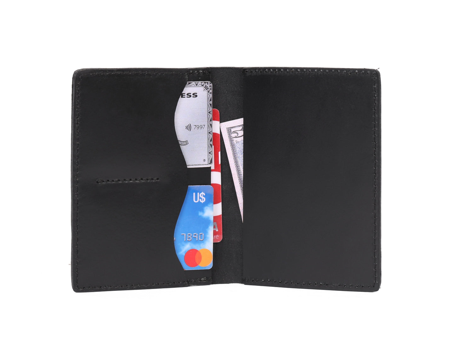 Pure leather passport case with designer look. Art: LA-1415 Pack of 50