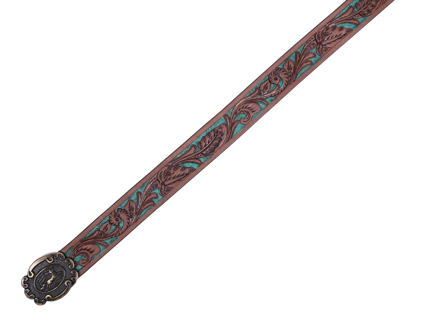 "Crafted Elegance: Hand-Carved Leather Belts Redefining Style" Art: LB-810 Pack of 50