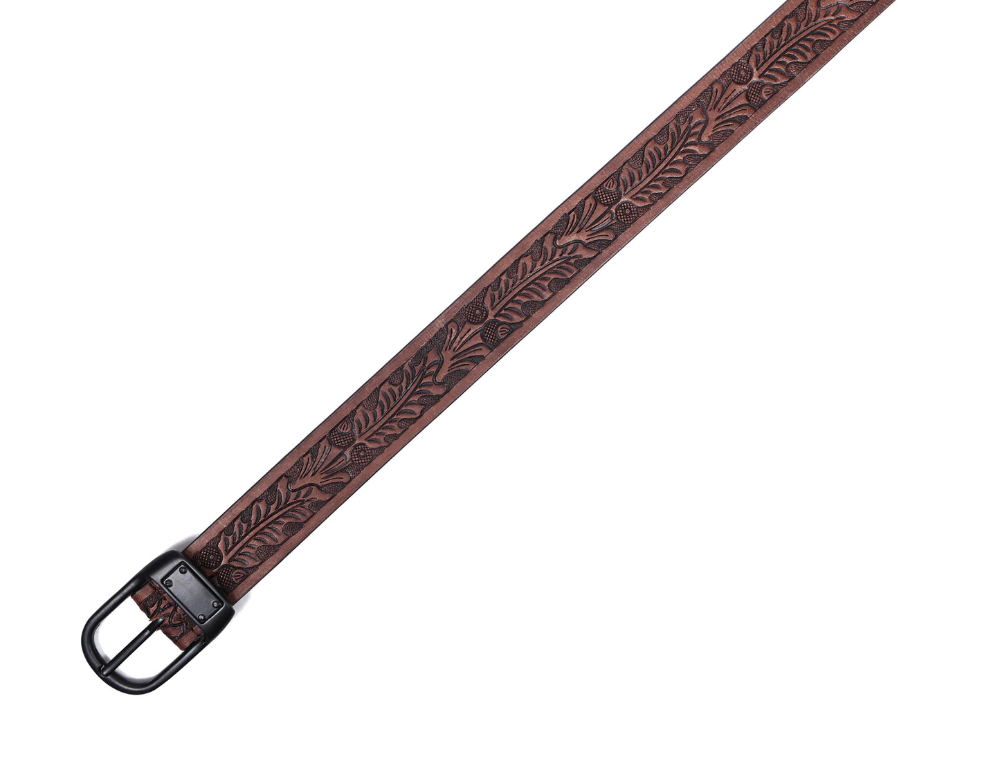 "Artisanal Elegance: Hand-Carved Leather Belts for Timeless Appeal" Art: LB-812 Pack of 50