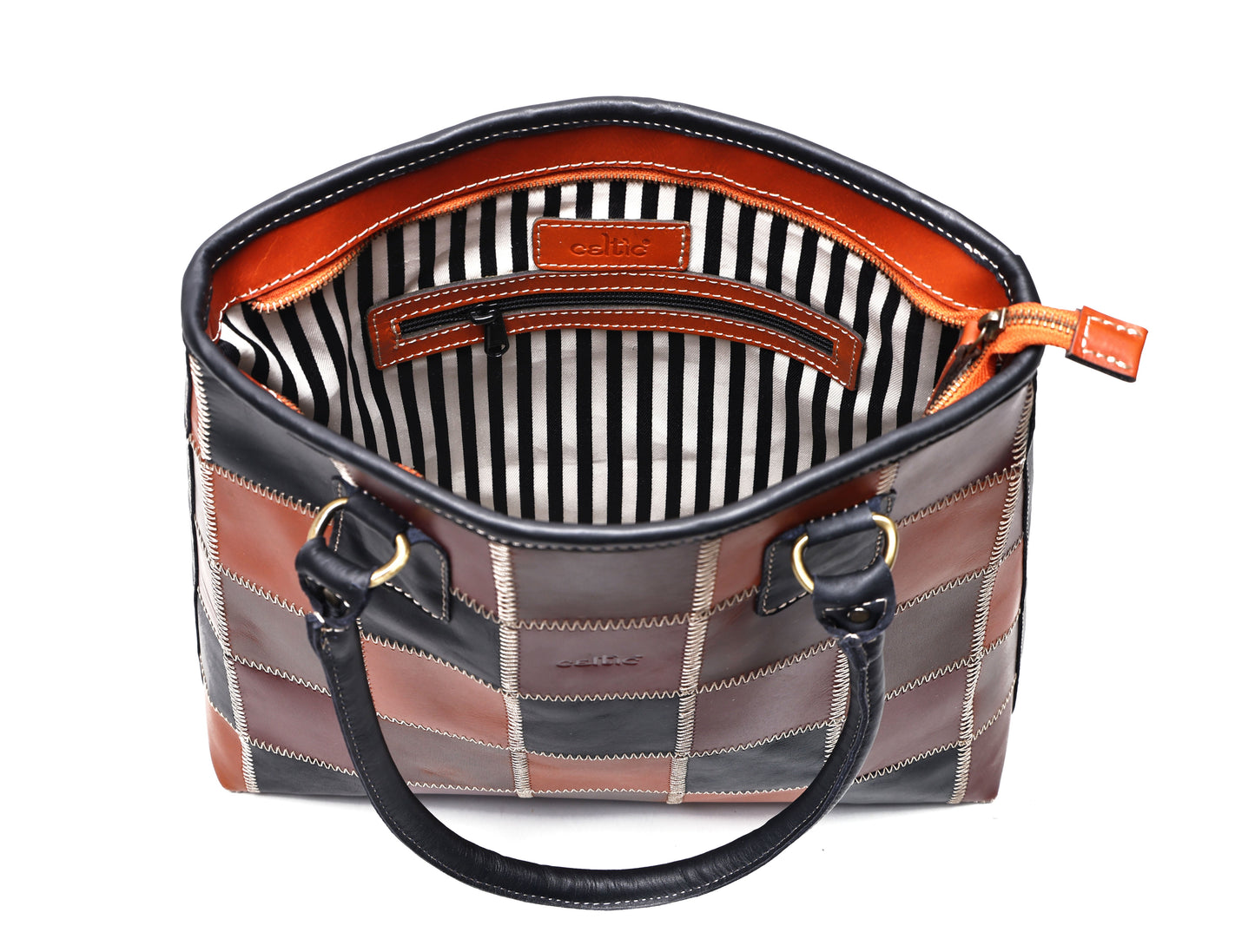 "Zigzag Chic: Elevate Your Style with Our Trendy Tote Bag!" Art: BG-1307-Z Pack of 25