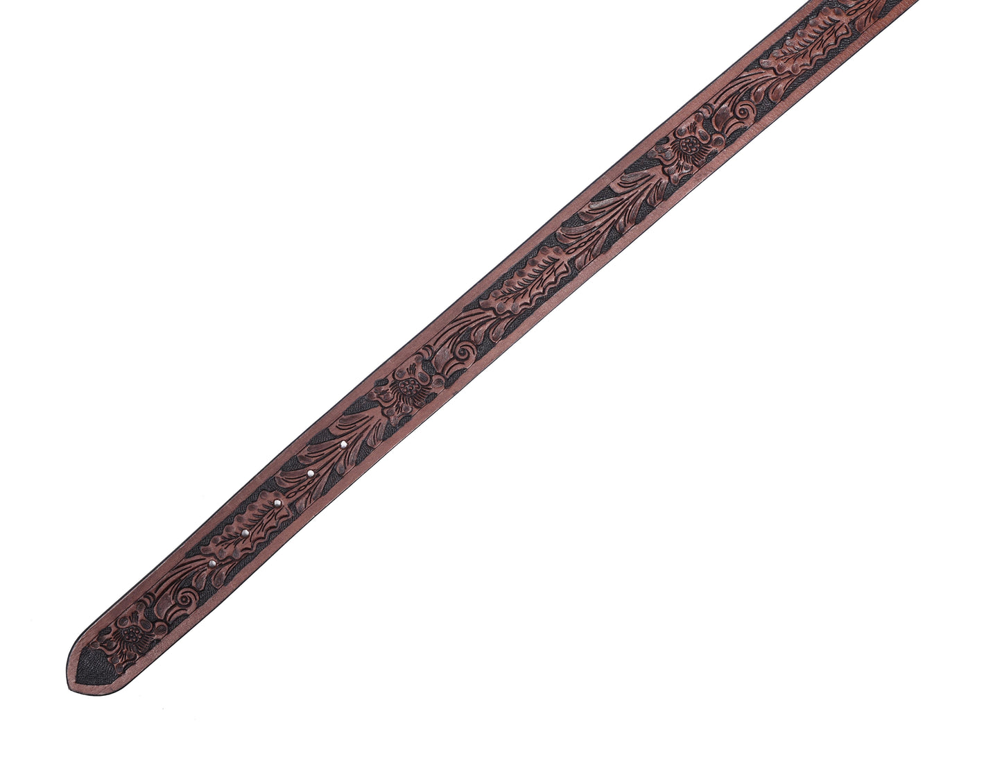 "Hand-Carved Leather Belts: Timeless Elegance"  Art: LB-809 Pack of 50