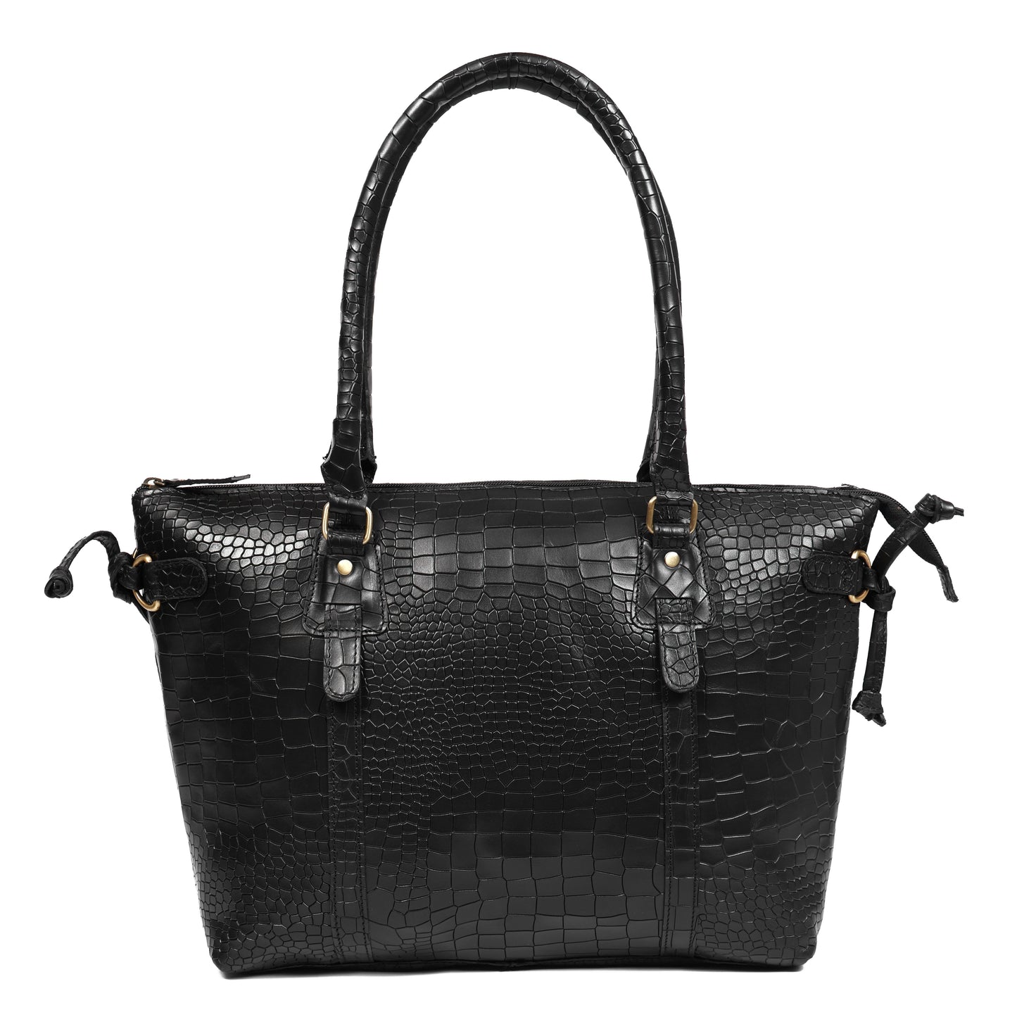 Elevate Your Style with our stylish Leather Accent Tote Bag. Art: BG-1599 Pack of 25