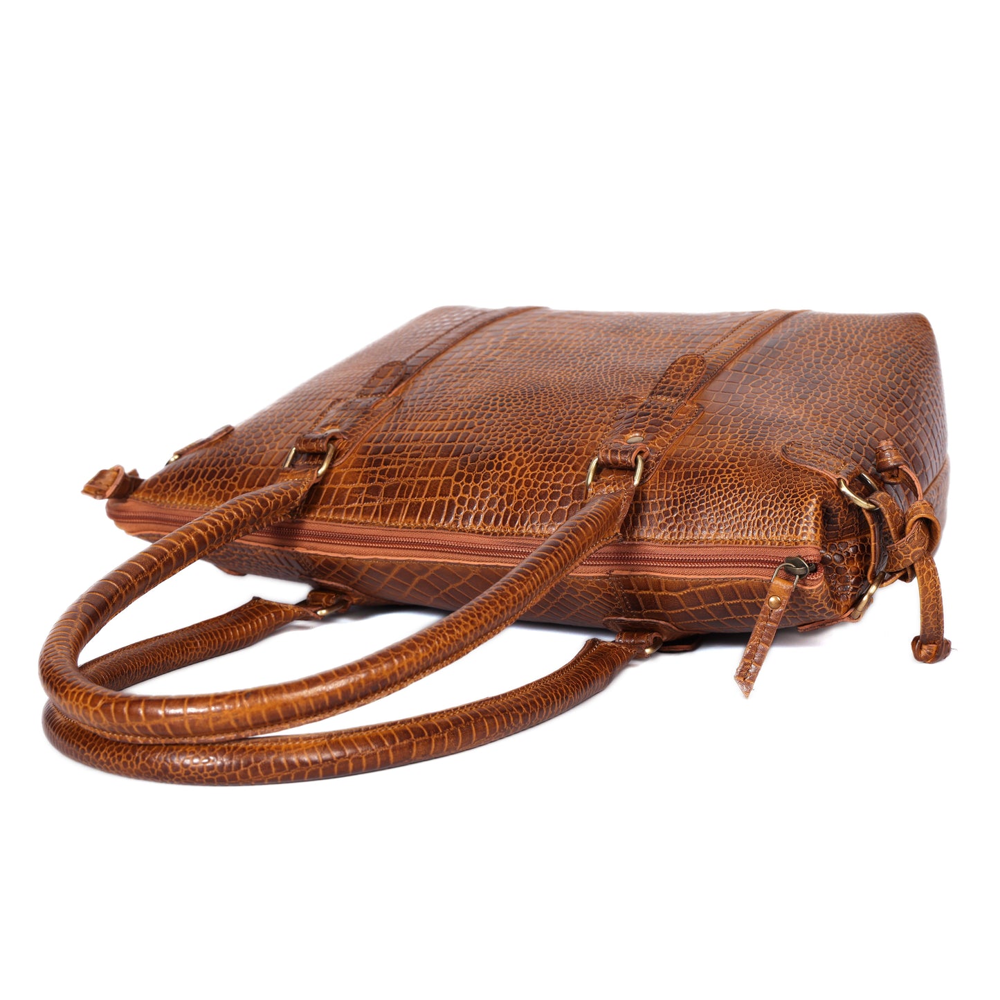Elevate Your Style with our stylish Leather Accent Tote Bag. Art: BG-1599 Pack of 25