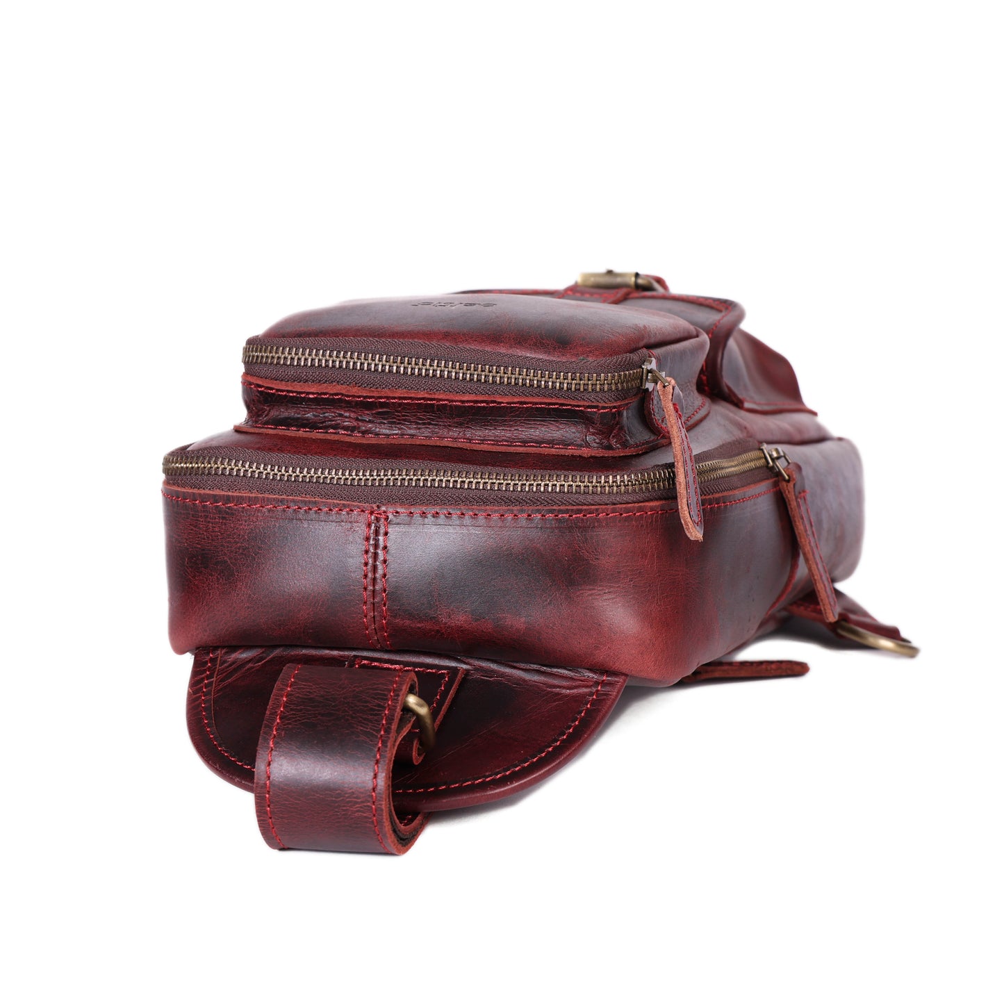 Brown Small Crossbody Leather Bag" Art: BG-1617 Pack of 25