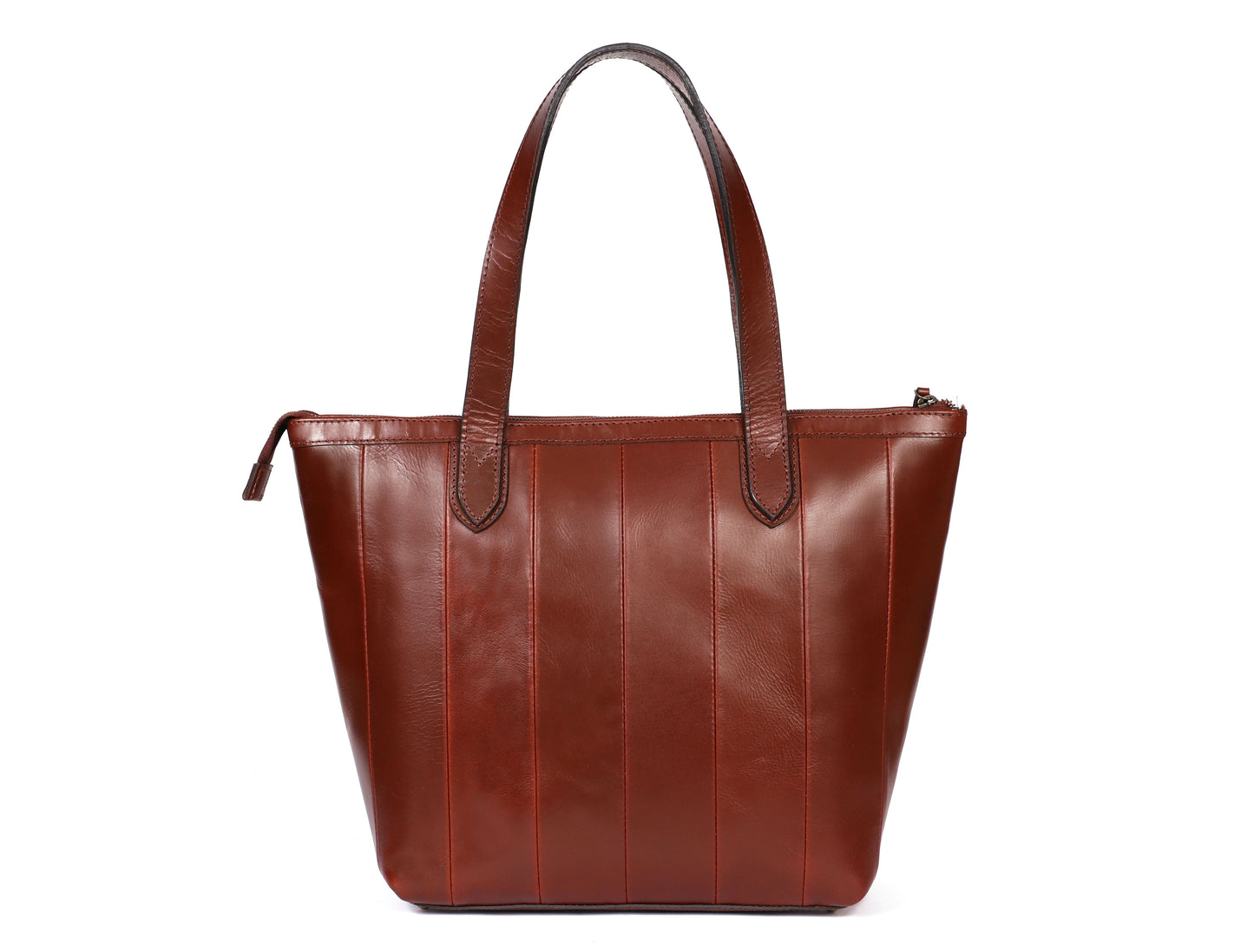 Brown Leather Tote Bag, handcrafted with love in India, Art: BG-1577 Pack of 25