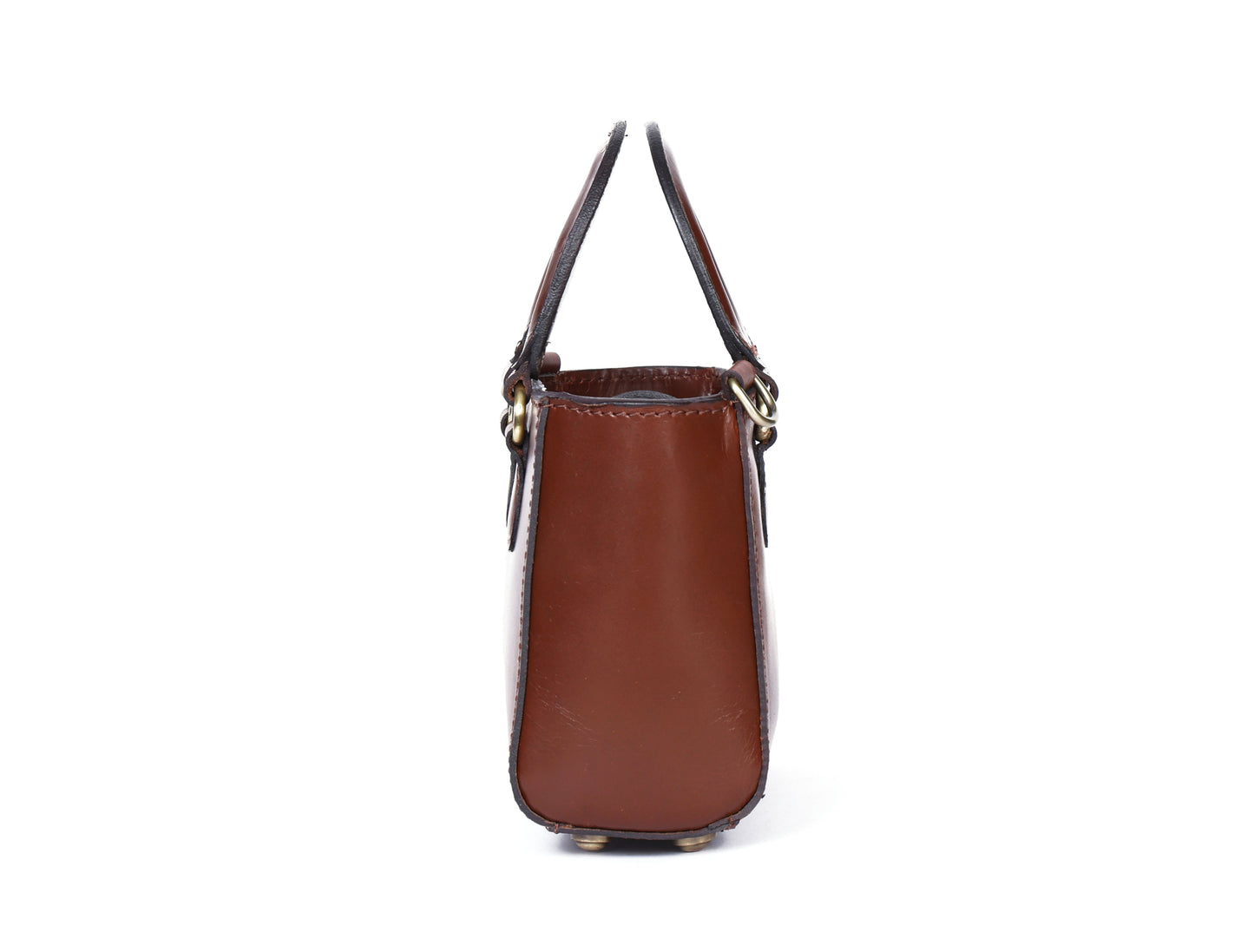 Brown&Black Leather Sling Bag: Elevate Your Urban Style, Art: BG-1569 Pack of 25