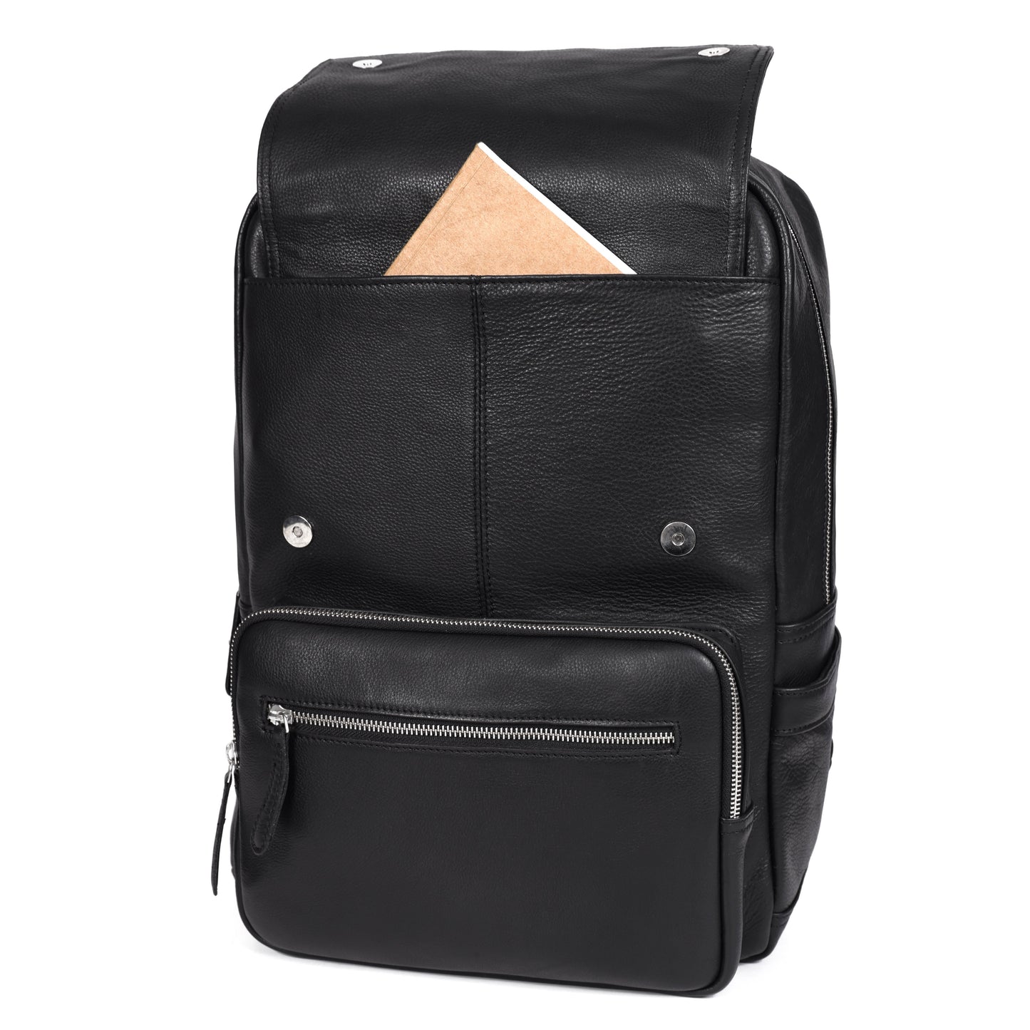 Elegant Soft Black Leather Backpack – Stylish, Versatile, and Organized  ART:- BG-1610 Pack of 25