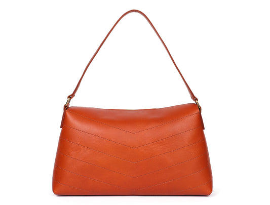 Exquisite Tan Leather Small Sling Bag, Art: BG-1742 Pack of 25
