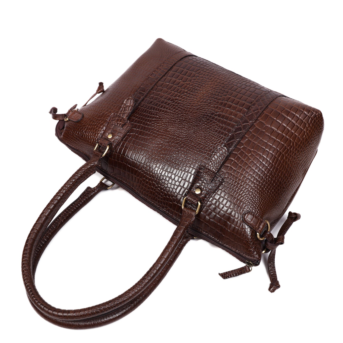 Elevate Your Style with our stylish Leather Accent Tote Bag. Art: BG-1599 Pack of 25