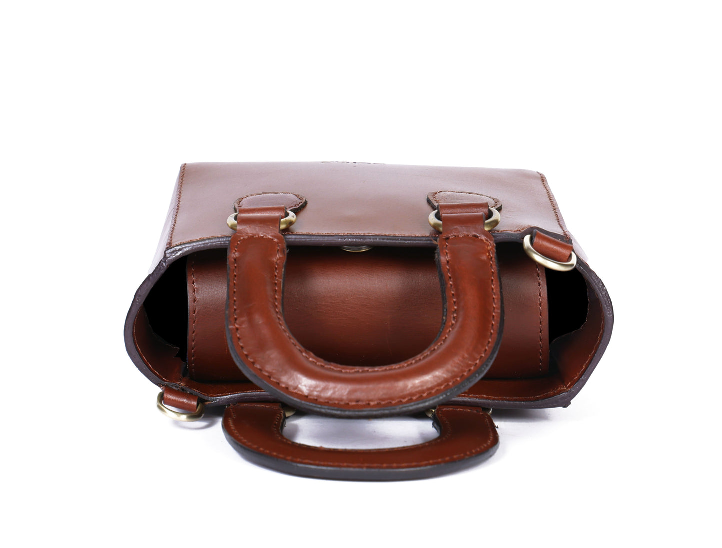 Brown&Black Leather Sling Bag: Elevate Your Urban Style, Art: BG-1569 Pack of 25