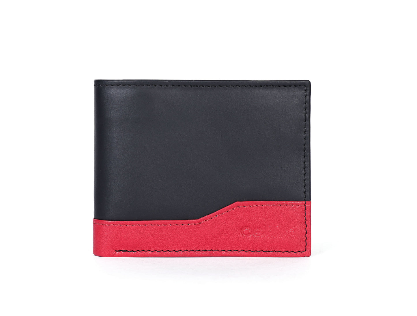 Designer Black Leather Wallet.  Art:- LA-1400 Pack of 50