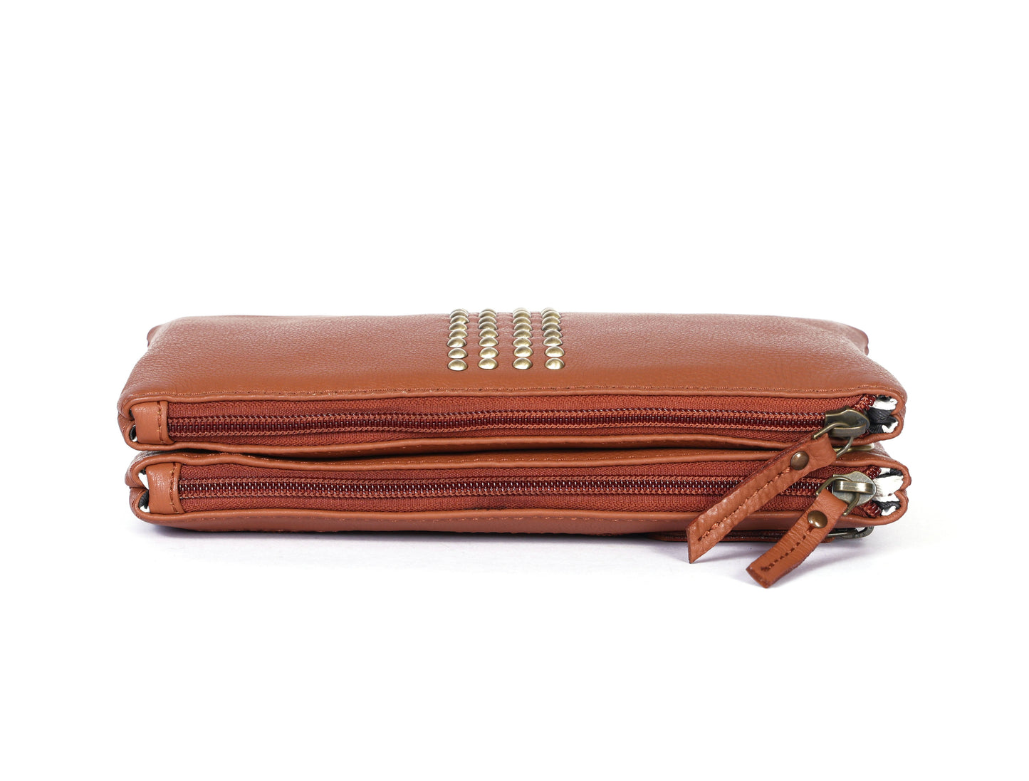 Effortless Elegance: Tan Soft Leather Sling Bag for Stylish Convenience. Art: BG-1584 Pack of 25