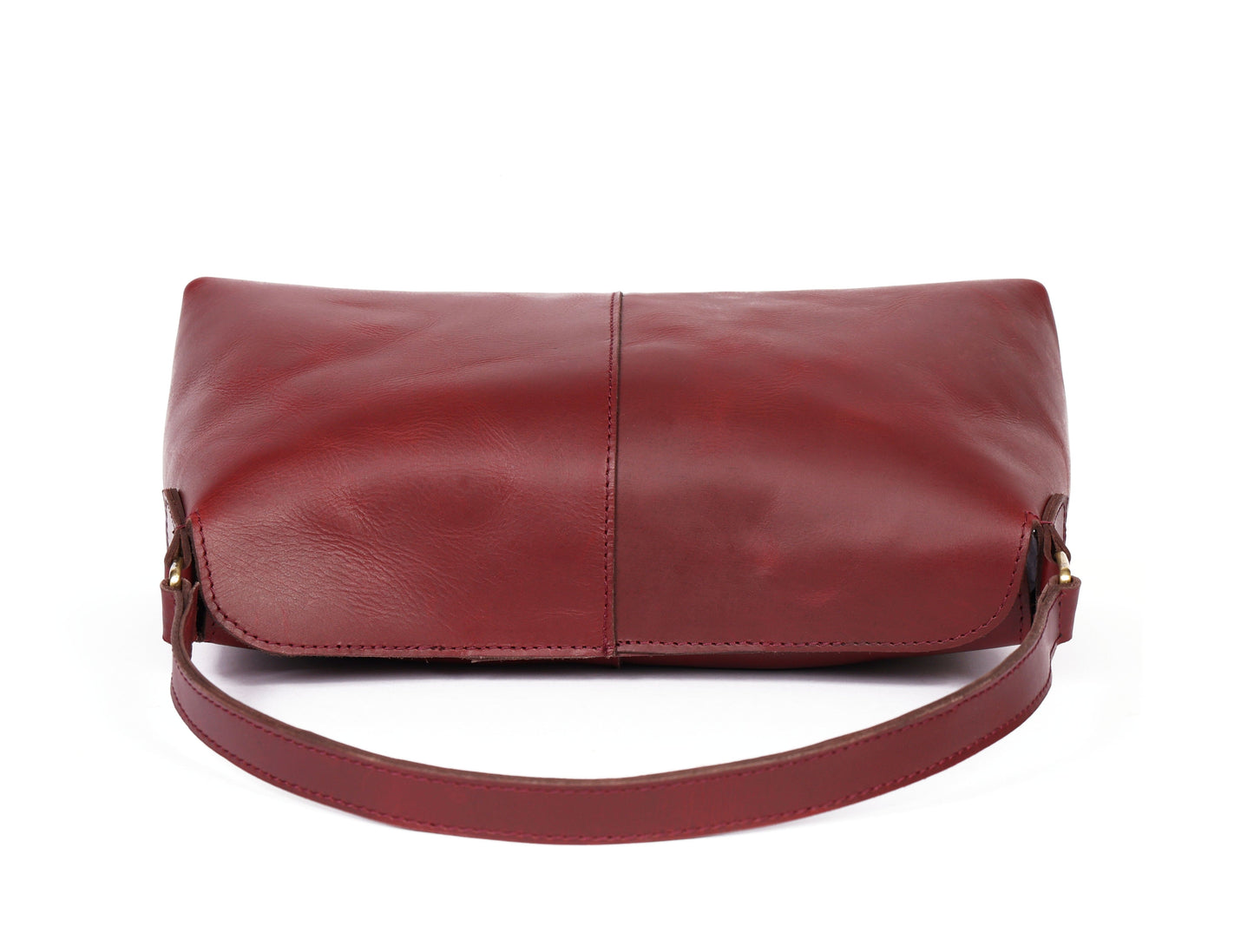 Exquisite Burgundy Leather Sling Bag, Art: BG-1744 Pack of 25