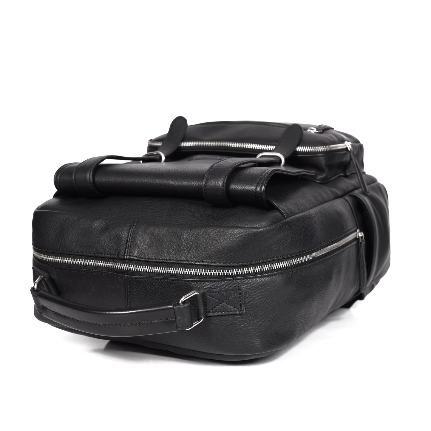 Elegant Soft Black Leather Backpack – Stylish, Versatile, and Organized  ART:- BG-1610 Pack of 25