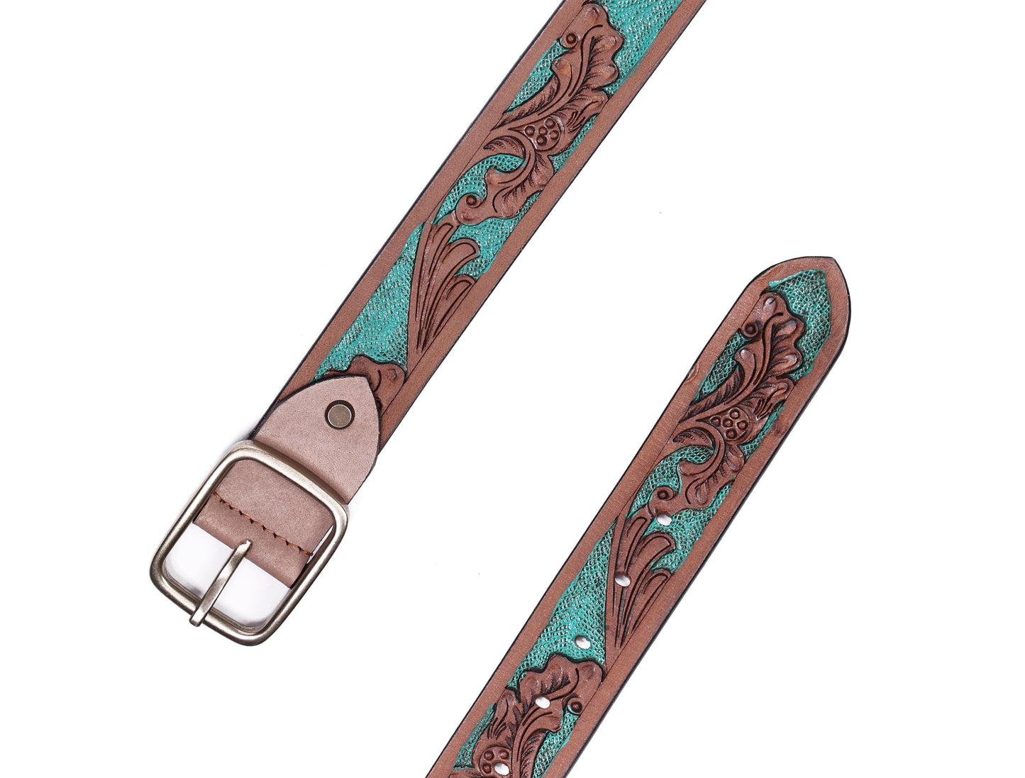 "Exquisite Hand-Carved Leather Belts: Elevate Your Style with Artisanal Excellence"  Art:LB-808 Pack of 50