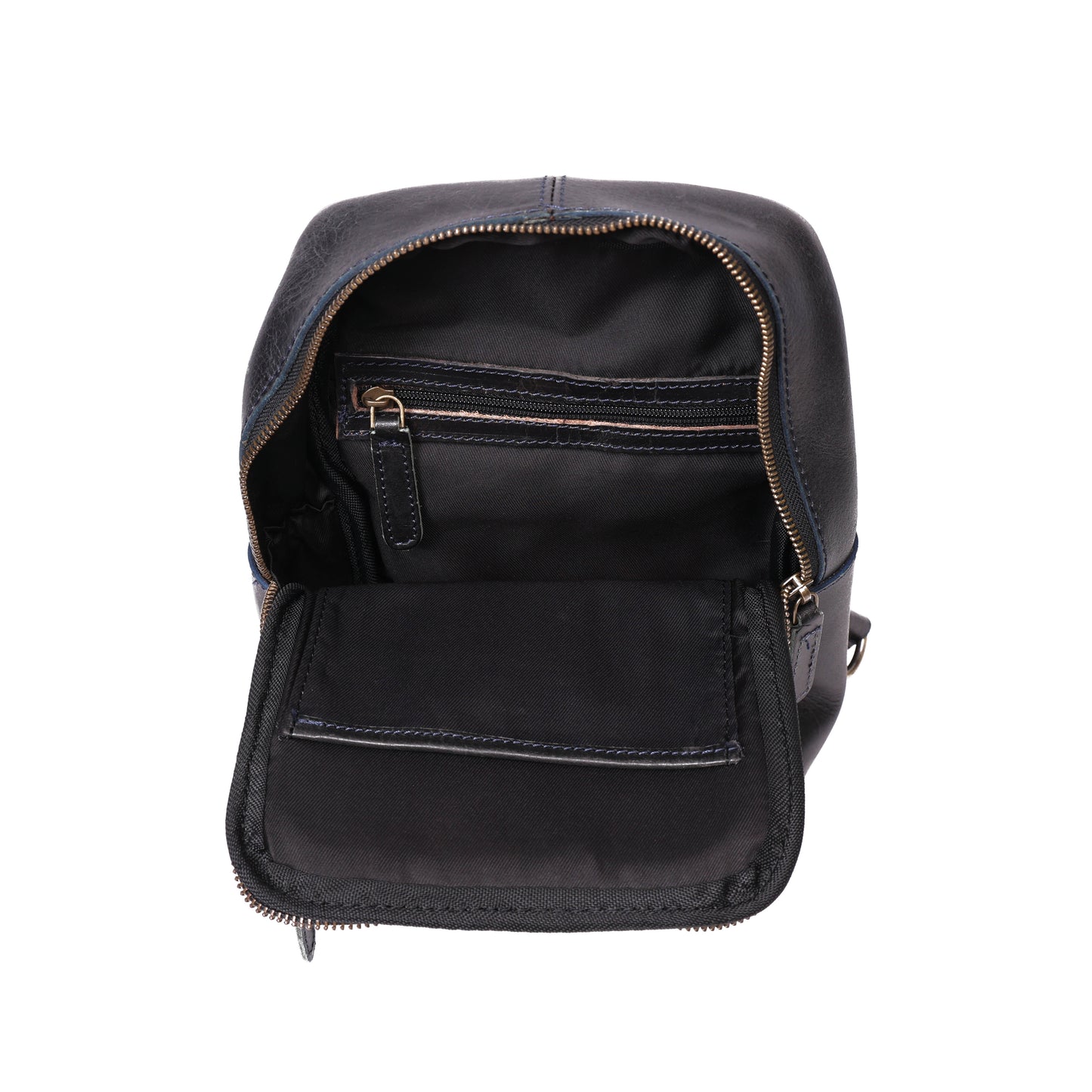 Brown Small Crossbody Leather Bag" Art: BG-1617 Pack of 25