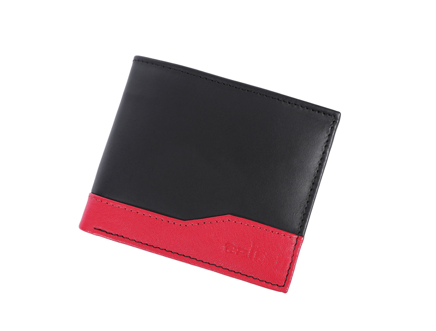 Designer Black Leather Wallet.  Art:- LA-1400 Pack of 50