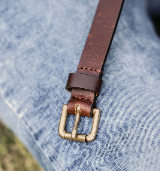 Premium Brown Leather Belts for Women, Art: LB-824 Pack of 50