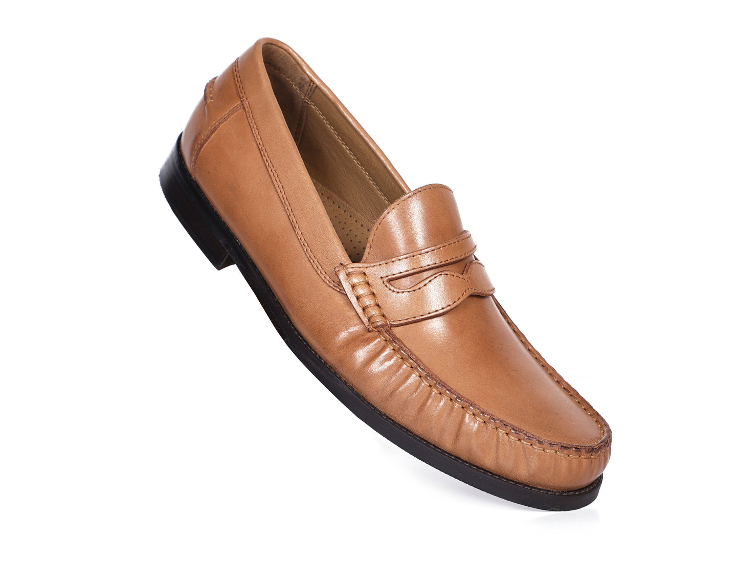 Premium Tan Leather Shoes, Art: LS-1102 Pack of 25