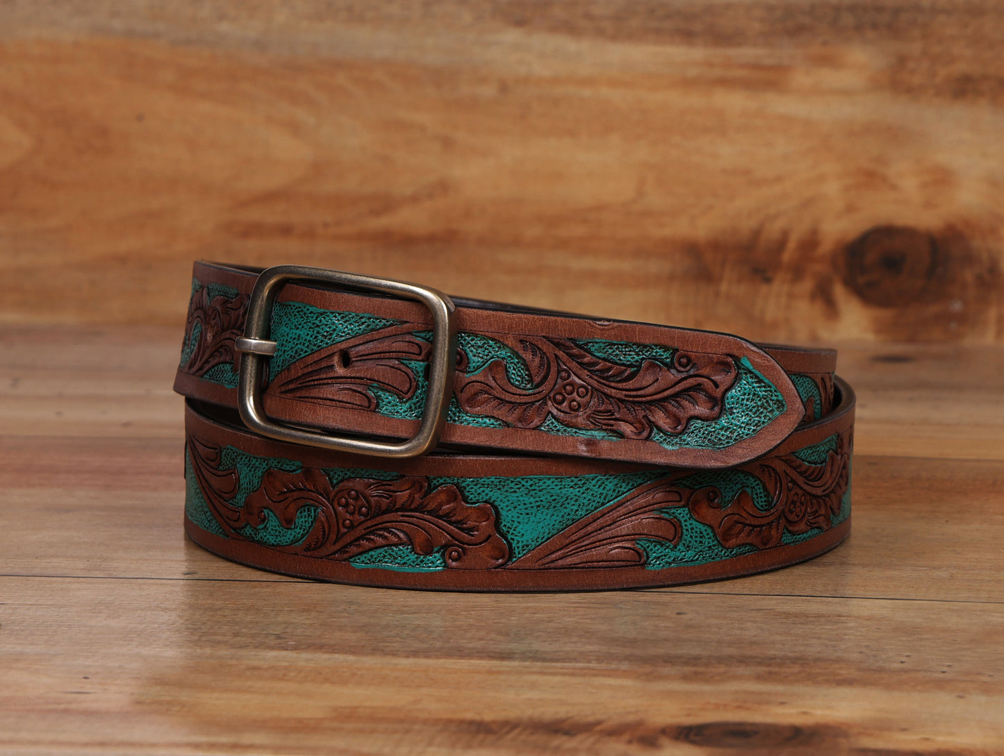"Exquisite Hand-Carved Leather Belts: Elevate Your Style with Artisanal Excellence"  Art:LB-808 Pack of 50