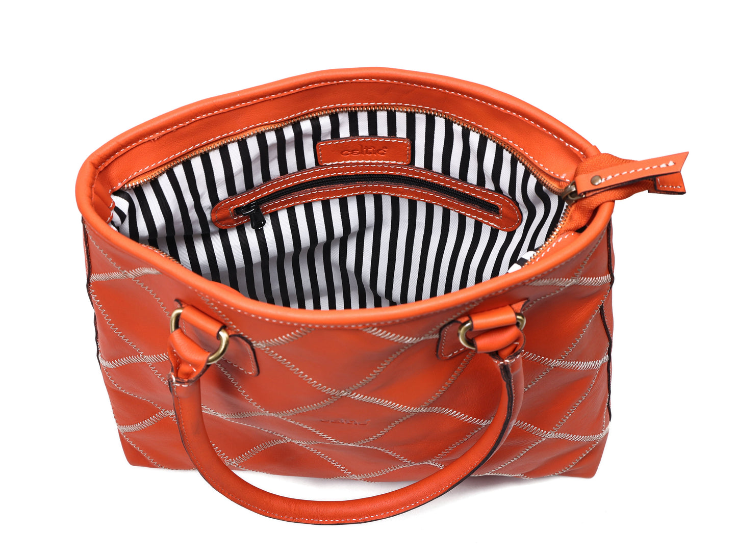 "Chic Comfort in Orange: Elevate Your Style with Our Durable and Spacious Tote Bag" Art: BG-1558-Z Pack of 25