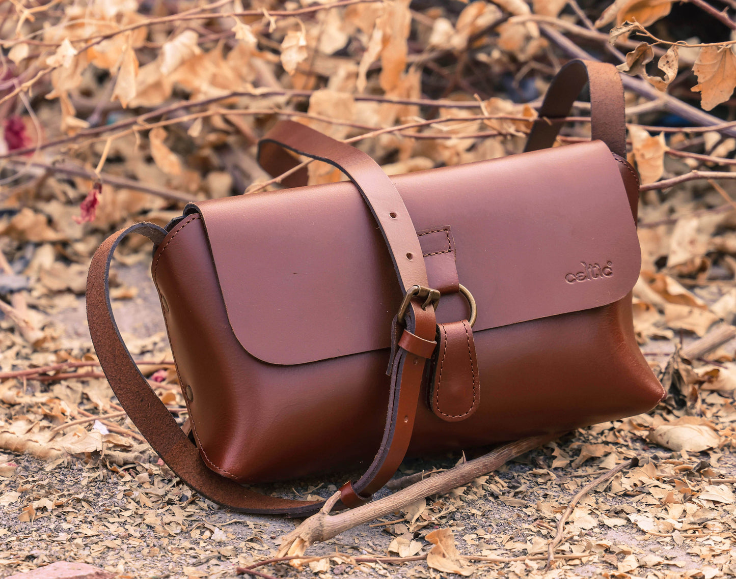 Celtic Stylish and Functional Leather Cross Body Bag - Perfect for Everyday Use. Art: BG-1409 Pack of 25