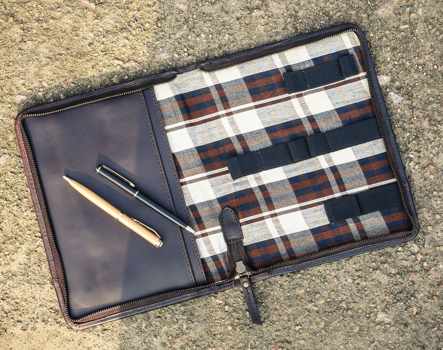 Premium Leather Diary Cover with Spacious Compartments for Pens and Accessories, Art: LA-1733 Pack of 25