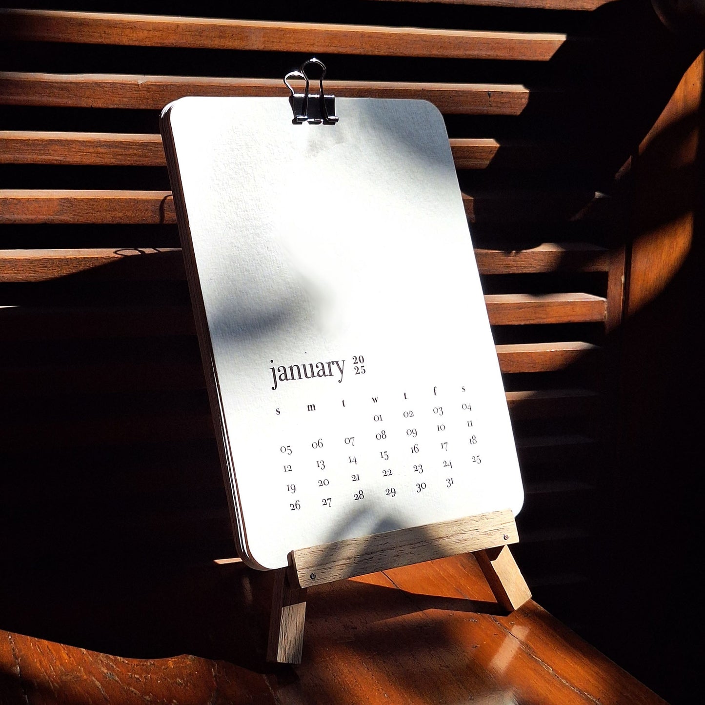 CALENDAR ON EASEL STAND Pack of 50