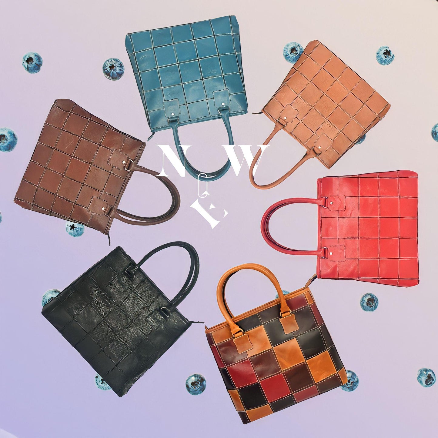 Leather Tote Bag, Art: BG-1307 Pack of 25