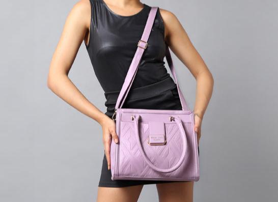 Stylish Synthetic Mauve Bag – Elegant & Versatile Handbag for Any Event,ART:-DK-2003 Pack of 25